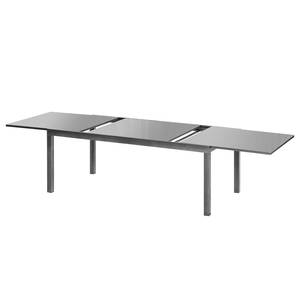 Tuintafel Vaite I aluminium/veiligheidsglas - grijs