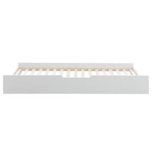 Lit tiroir Karlson Blanc - Bois massif - 198 x 26 x 94 cm