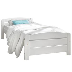 Lit Ivi Blanc - Bois massif - 100 x 63 x 208 cm