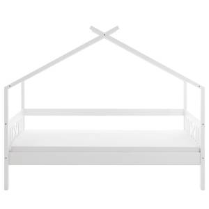 Hausbett Juletta Weiß - Massivholz - 209 x 170 x 98 cm