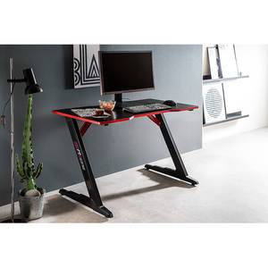 Bureau gamer mcRacing Basic 7 Imitation carbone / Noir