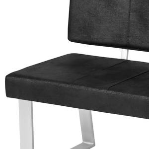 Banc Scalea Microfibre / Acier - Anthracite