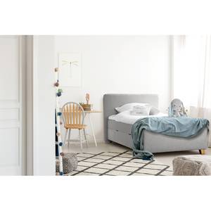 Lit boxspring Cottage Grove Gris lumineux - 100 x 200cm