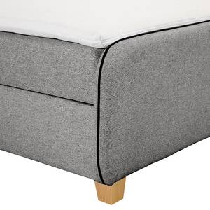 Lit boxspring Cottage Grove Gris lumineux - 100 x 200cm