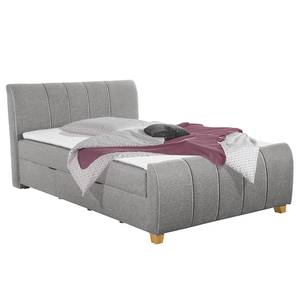 Letto boxspring Noble County Color grigio chiaro - 180 x 200cm