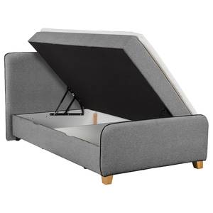 Letto boxspring Cottage Grove Grigio scuro - 100 x 200cm