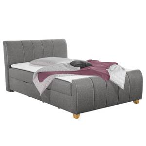 Boxspringbett Noble County Dunkelgrau - 180 x 200cm