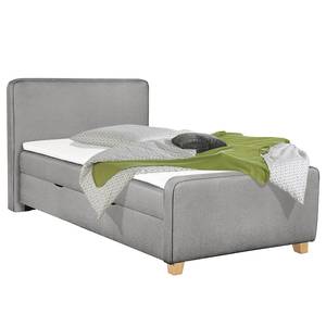 Letto boxspring Susville Color grigio chiaro - 100 x 200cm