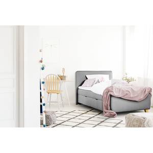 Letto boxspring Susville Color grigio chiaro - 100 x 200cm