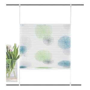 Plissé Rawlins polyester - Blauw/groen - 40 x 130 cm