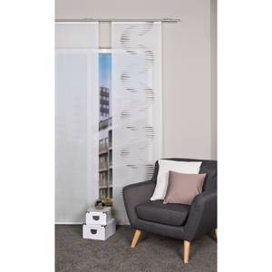 Schiebevorhang Simana Polyester - Grau - 60 x 175 cm