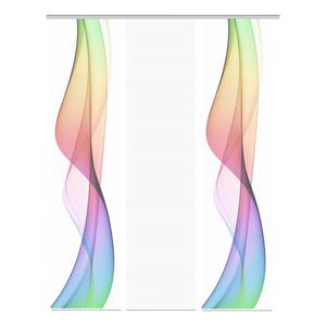 Schuifgordijn Welario polyester - Meerkleurig - Set van 3