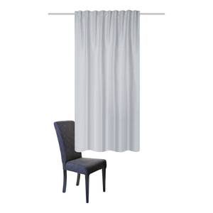 Rideau John Polyester - Gris clair - 135 x 160 cm