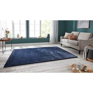 Hoogpolig vloerkleed Gourville polyester - Donkerblauw - 160 x 230 cm