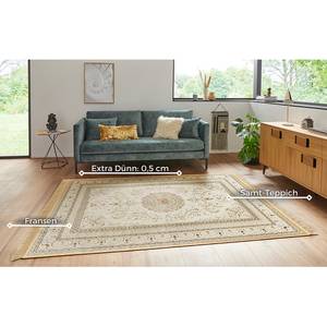 Tapis Antik Meira Viscose / Coton - Crème - 160 x 230 cm