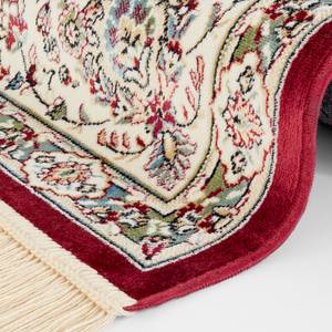 Laagpolig vloerkleed Antique Nain viscose/katoen - Rood - 160 x 230 cm