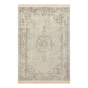 Teppich Oriental Vintage Medaillon Viskose / Baumwolle - Creme - 160 x 230 cm