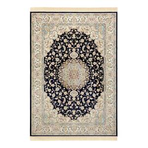 Tapis Antik Nain Viscose / Coton - Bleu foncé - 135 x 195 cm