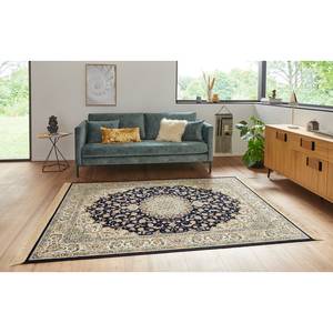 Tapis Antik Nain Viscose / Coton - Bleu foncé - 135 x 195 cm