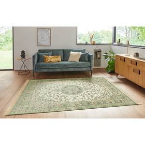 Tapis Antik Nain Viscose / Coton - Vert - 135 x 195 cm