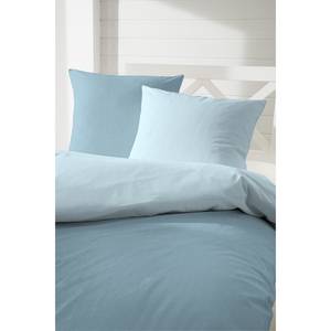 Parure de lit en flanelle fine Kate Flanelle fine - Turquoise - 200 x 200 cm + 2 oreillers 80 x 80 cm