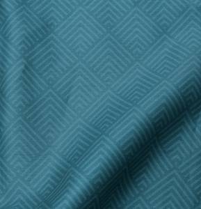 Parure de lit Bayel Coton - Bleu pétrole - 135 x 200 cm + oreiller 80 x 80 cm