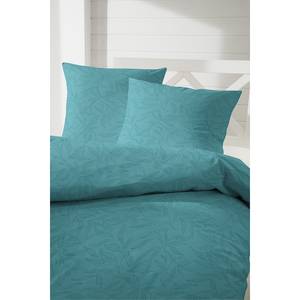 Parure de lit Broons Coton - Turquoise - 135 x 200 cm + oreiller 80 x 80 cm
