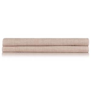 Drap de lit en Jersey Lino Renforce - Sable - 180 x 200 cm