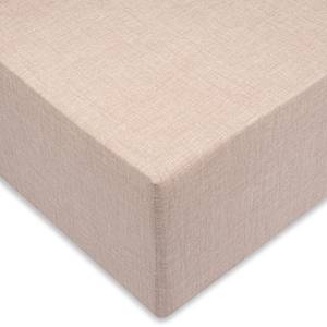 Jersey-hoeslaken Lino renforcé - Aardekleurig - 180 x 220 cm