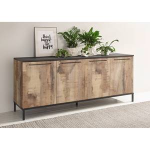 Dressoir Mango Navarra eikenhoutkleurig - Breedte: 207 cm