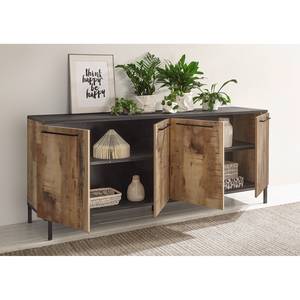 Sideboard Mango Eiche Navarra Dekor - Breite: 207 cm