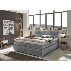 Boxspringbett Mazille Hellgrau