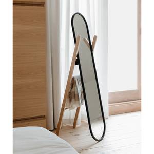 Miroir Hub Frêne massif - Noir / Frêne