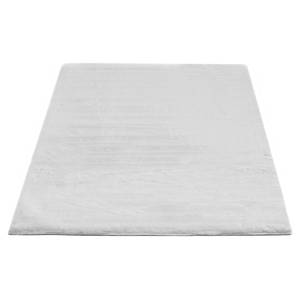 Kunstfell Teppich Novara Polyester - Weiß