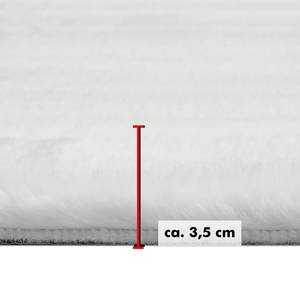 Kunstfell Teppich Novara Polyester - Weiß