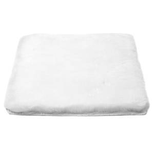 Galettes de chaise Cingoli (lot de 4) Polyester - Blanc