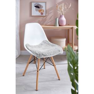 Galettes de chaise Cingoli (lot de 4) Polyester - Gris