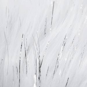 Kunstfell Glitter Acryl / Polyester - Weiß