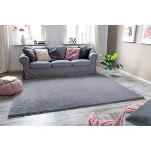 Hoogpolig vloerkleed Posada polyester - Zilver - 160 x 230 cm