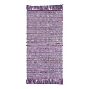 Tapis en laine Frida Coton - Mauve - 60 x 120 cm