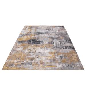 Tapis Prima I Polyester - Gris / Jaune - 120 x 170 cm