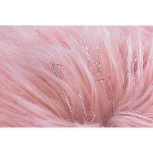 Kunstvel Glitter acryl/polyester - Oud roze