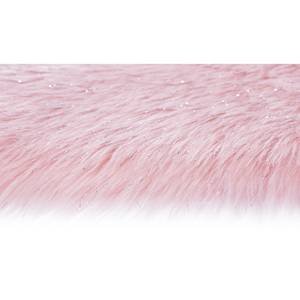Kunstvel Glitter acryl/polyester - Oud roze