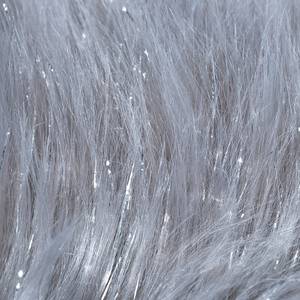 Kunstfell Glitter Acryl / Polyester - Silber