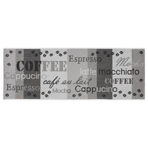 Tapis de cuisine Arizona I Fibres synthétiques - Gris / Noir - 50 x 150 cm
