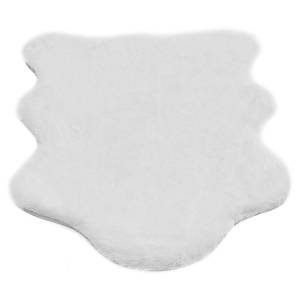 Tapis en fourrure Cingoli Polyester - Blanc