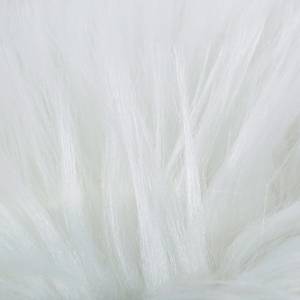 Fellteppich Ovium Acryl / Polyester - Weiß