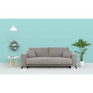 Schlafsofa Full Sutton Cord - Cordstoff Lola: Hellgrau