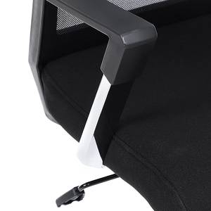 Chaise de bureau Luxey Tissu - Noir