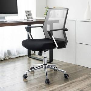 Chaise de bureau Luxey Tissu - Gris